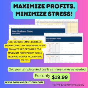 Small Business Bookkeeping Tracker